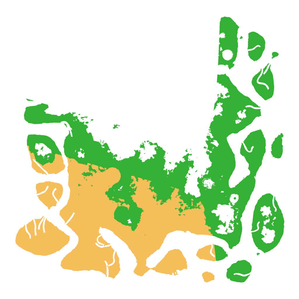 Biome Rust Map: Procedural Map, Size: 5000, Seed: 899698