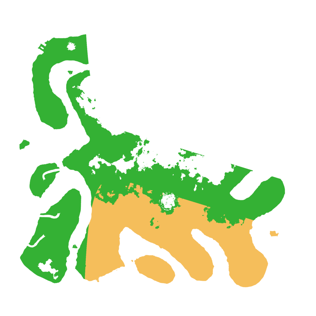 Biome Rust Map: Procedural Map, Size: 3500, Seed: 54632751