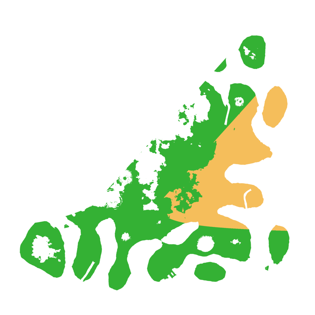 Biome Rust Map: Procedural Map, Size: 3500, Seed: 116374622