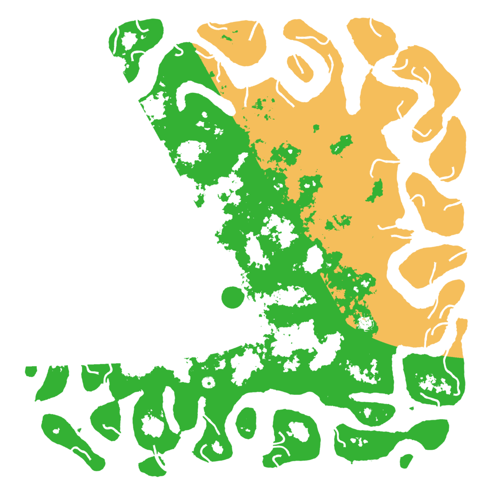 Biome Rust Map: Procedural Map, Size: 6000, Seed: 24182549