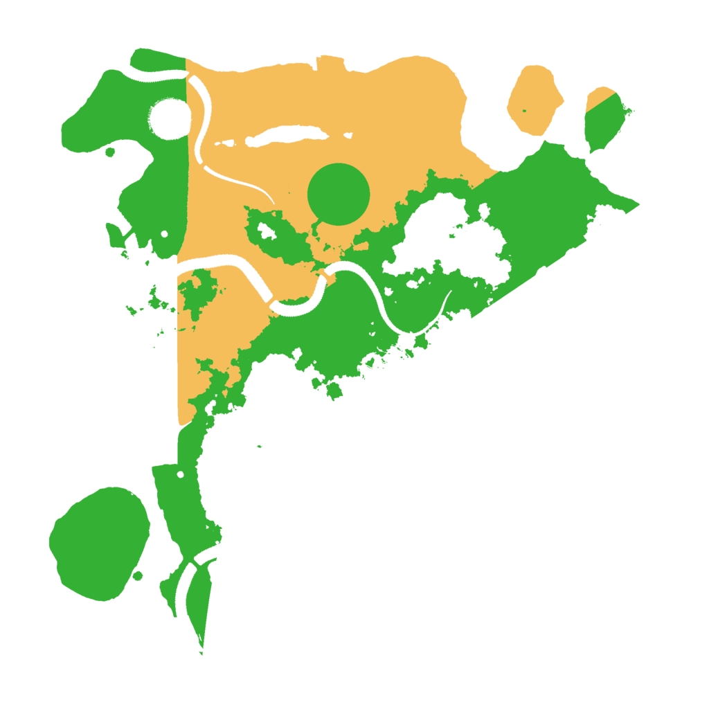 Biome Rust Map: Procedural Map, Size: 3000, Seed: 1223763243