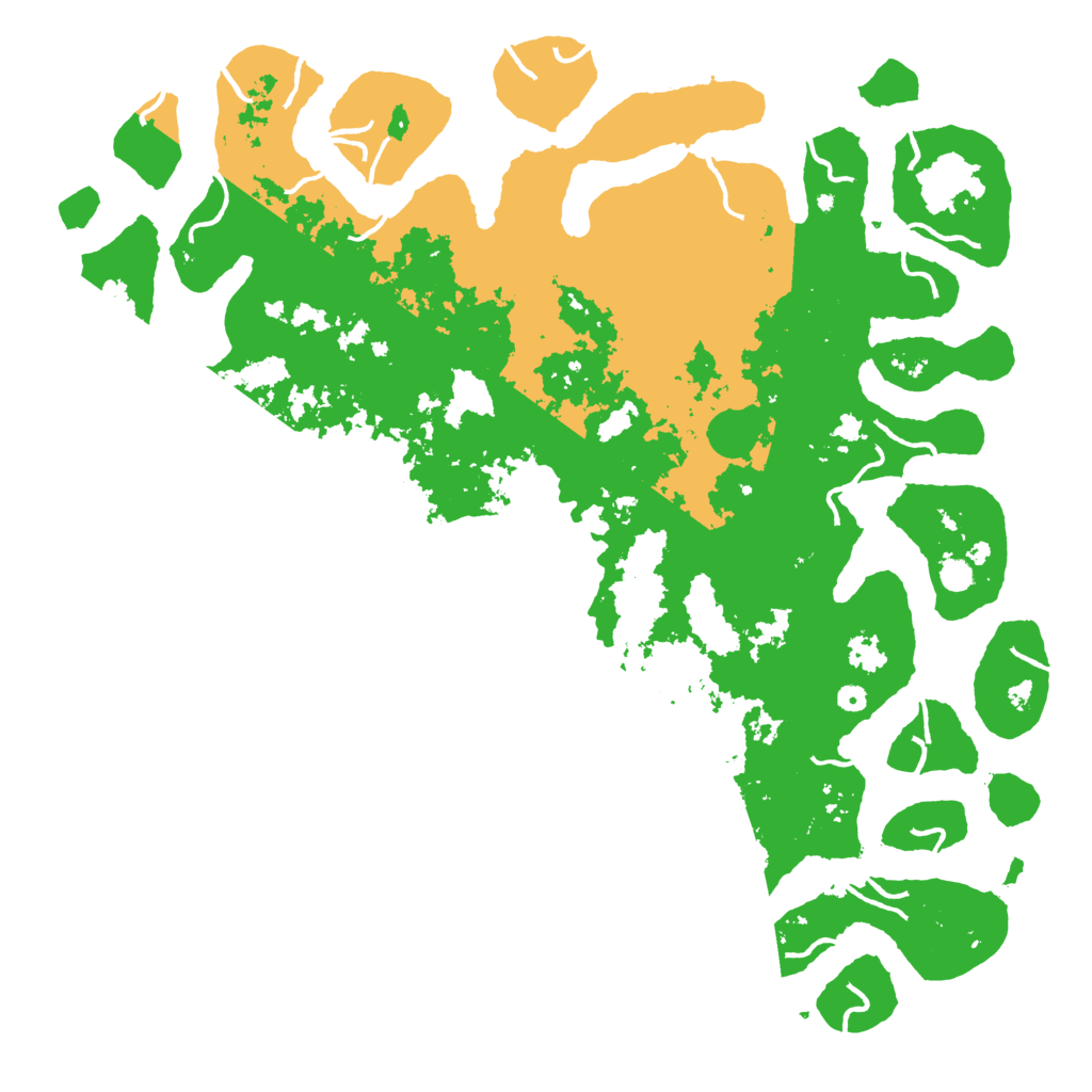 Biome Rust Map: Procedural Map, Size: 6000, Seed: 581673