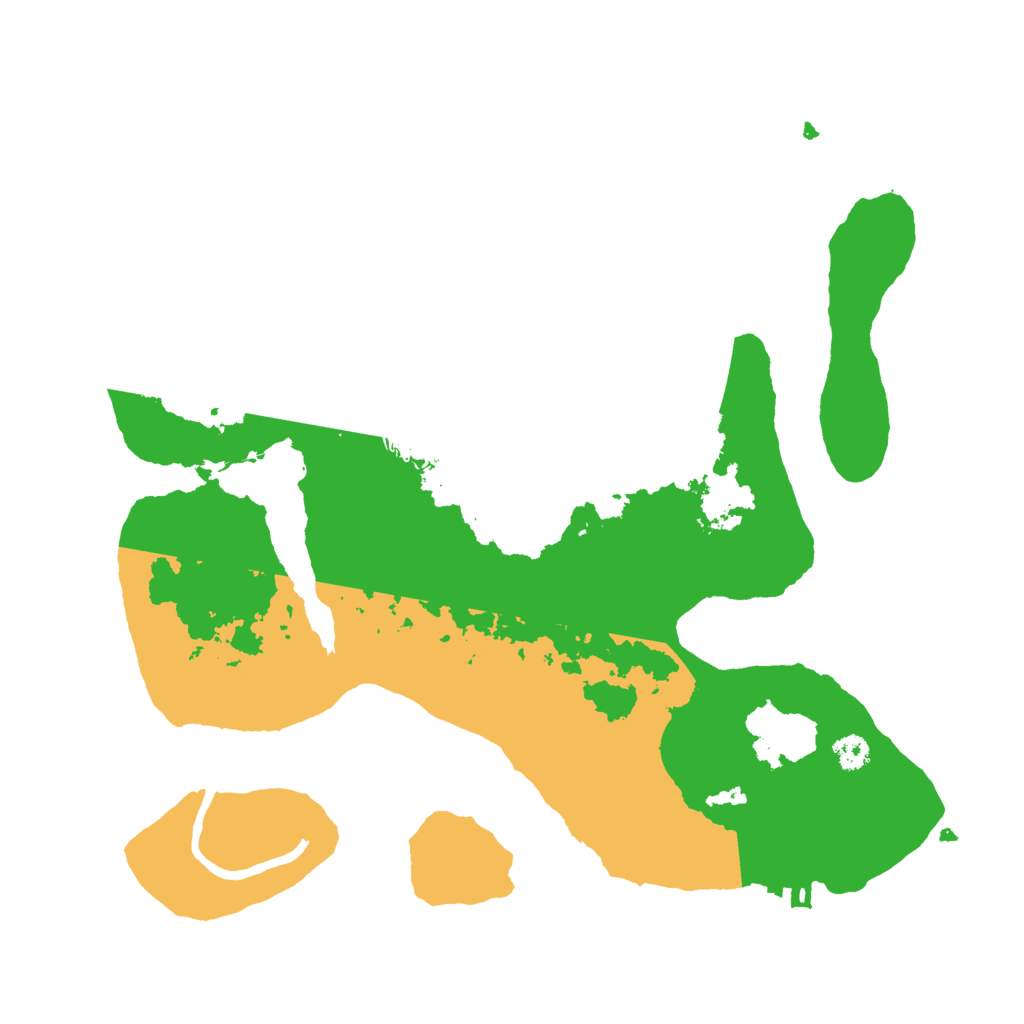 Biome Rust Map: Procedural Map, Size: 3000, Seed: 1924152489