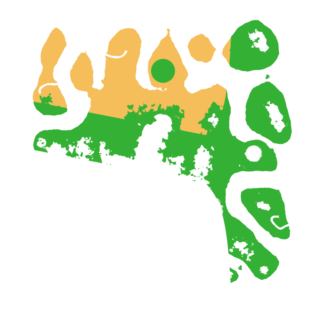 Biome Rust Map: Procedural Map, Size: 3500, Seed: 786