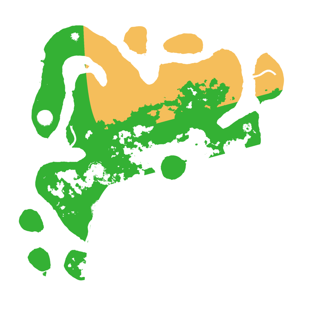 Biome Rust Map: Procedural Map, Size: 3500, Seed: 657139