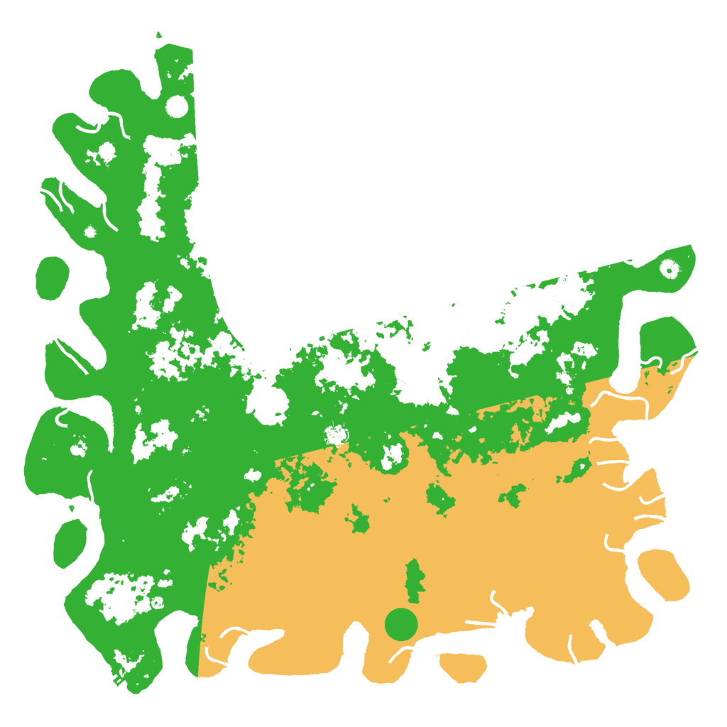 Biome Rust Map: Procedural Map, Size: 5800, Seed: 1