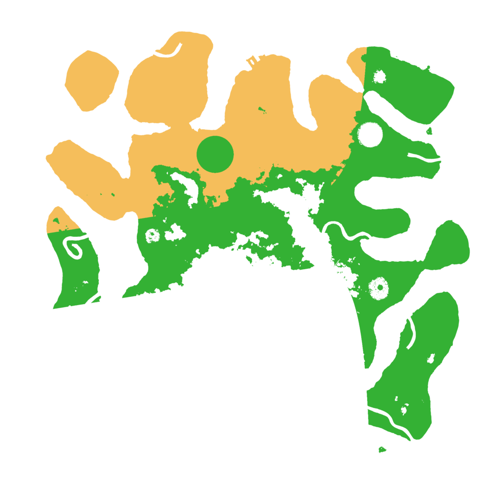 Biome Rust Map: Procedural Map, Size: 3600, Seed: 625042