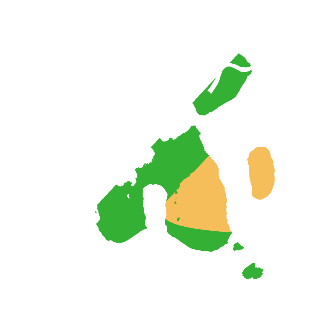 Biome Rust Map: Procedural Map, Size: 1700, Seed: 992656521