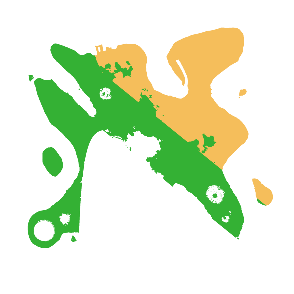 Biome Rust Map: Procedural Map, Size: 2500, Seed: 59729832