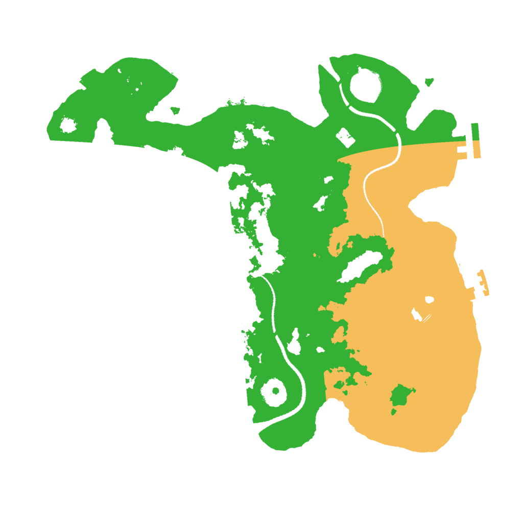 Biome Rust Map: Procedural Map, Size: 3000, Seed: 1782175409