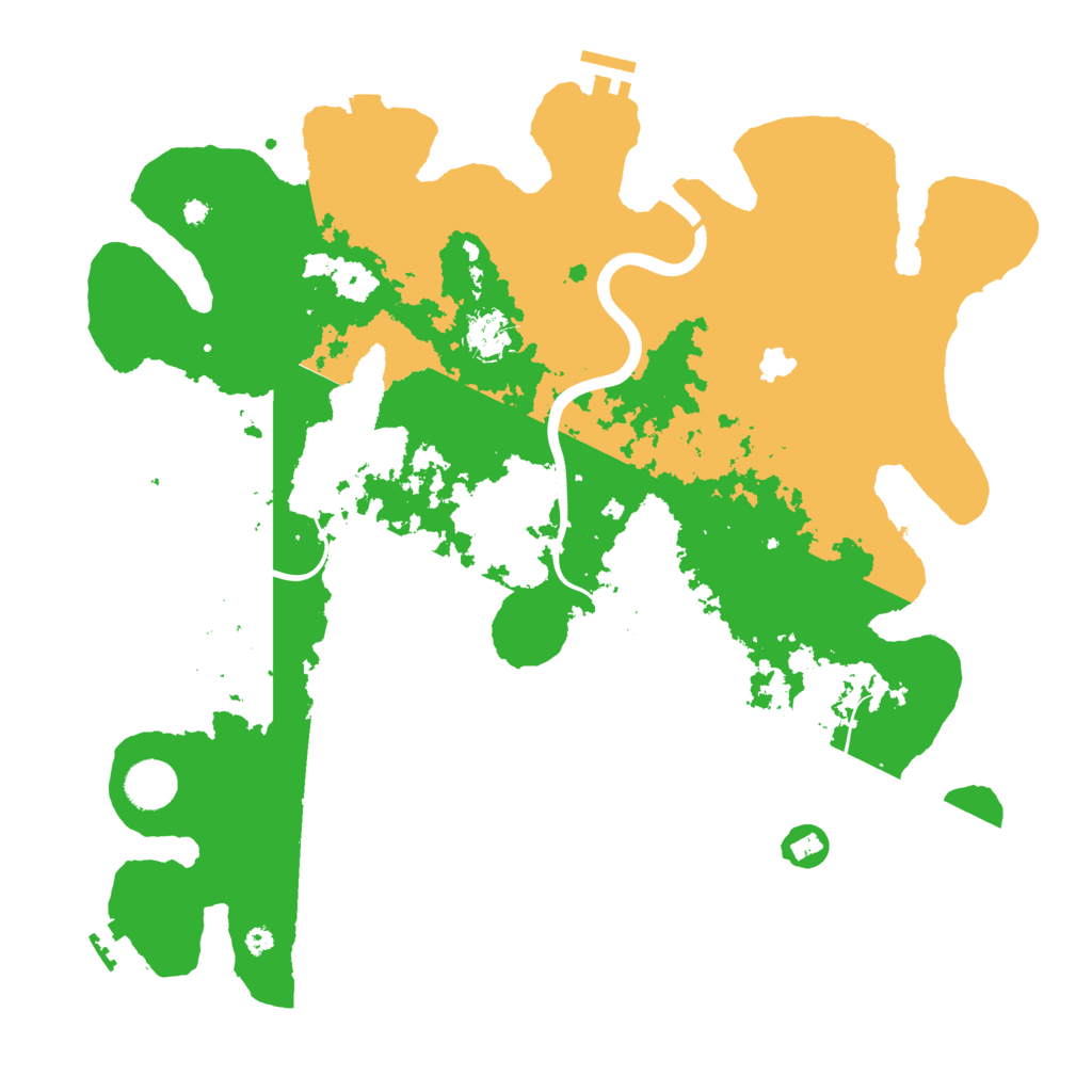 Biome Rust Map: Procedural Map, Size: 4000, Seed: 7666