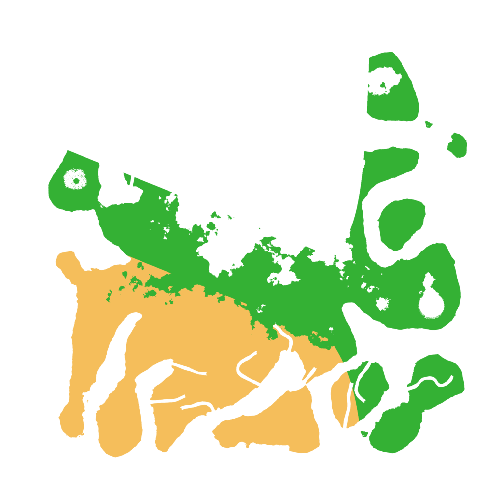 Biome Rust Map: Procedural Map, Size: 3500, Seed: 965586994