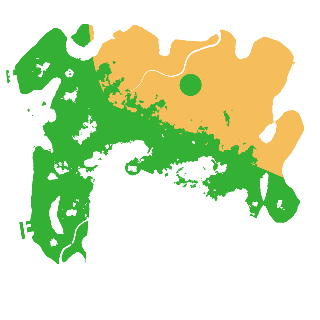 Biome Rust Map: Procedural Map, Size: 3850, Seed: 1711132111