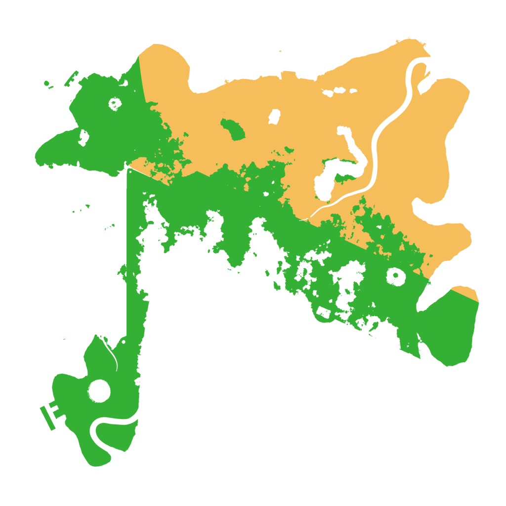 Biome Rust Map: Procedural Map, Size: 4000, Seed: 3022022