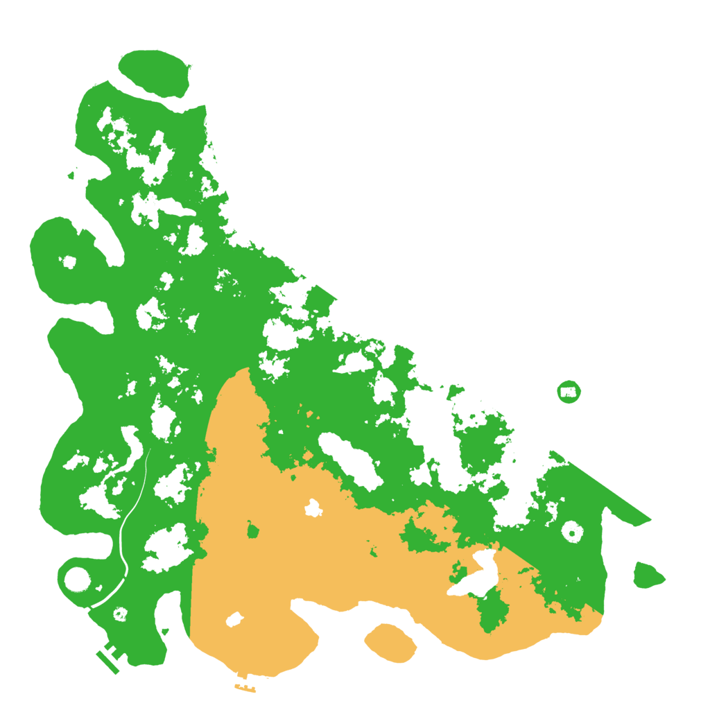 Biome Rust Map: Procedural Map, Size: 5000, Seed: 957126181