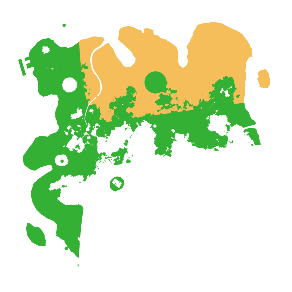Biome Rust Map: Procedural Map, Size: 3500, Seed: 948694050