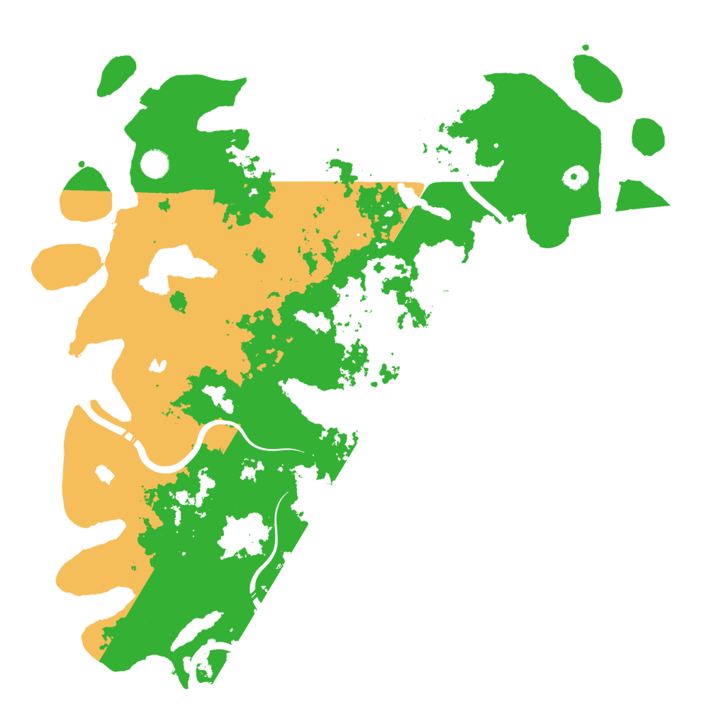 Biome Rust Map: Procedural Map, Size: 4500, Seed: 5774542