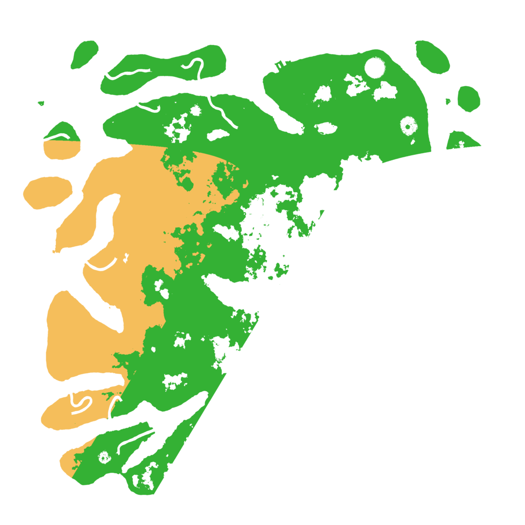 Biome Rust Map: Procedural Map, Size: 4500, Seed: 5774542