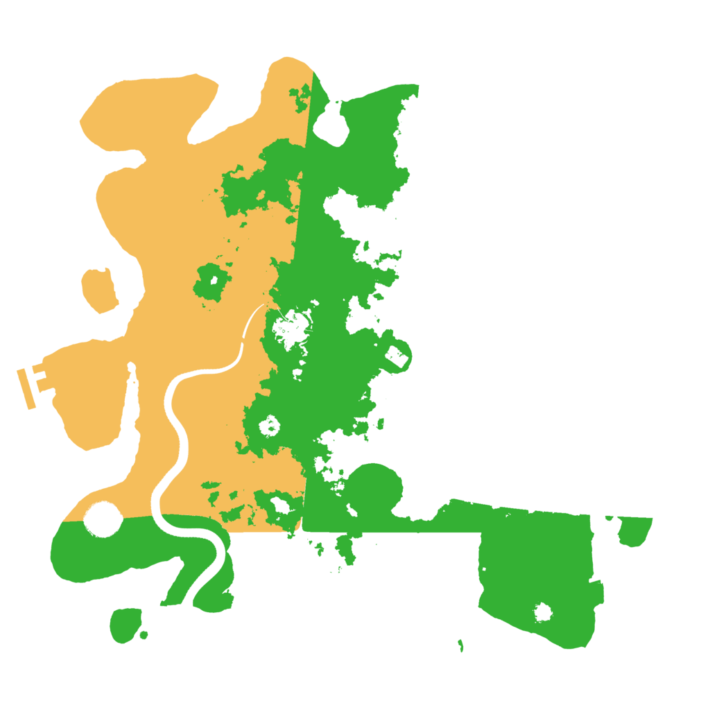 Biome Rust Map: Procedural Map, Size: 3500, Seed: 2022204