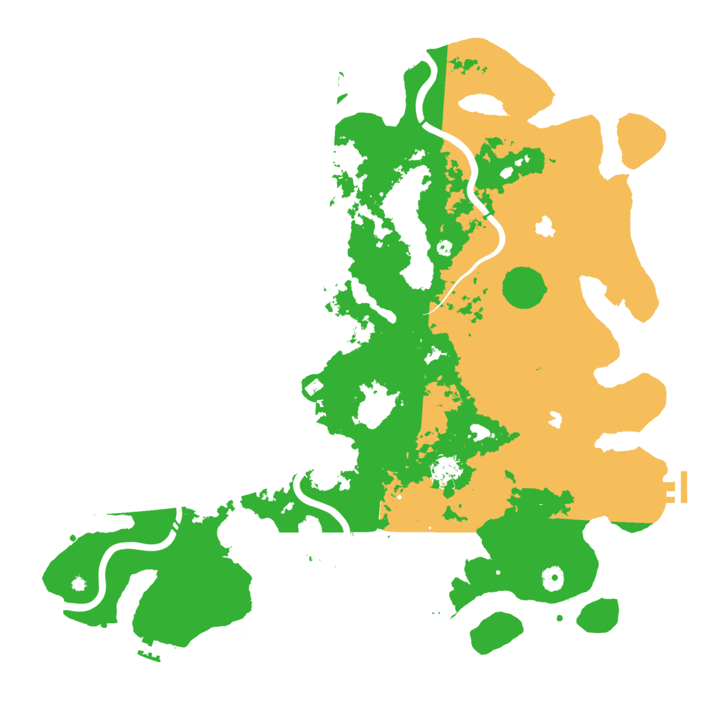 Biome Rust Map: Procedural Map, Size: 4500, Seed: 1400049