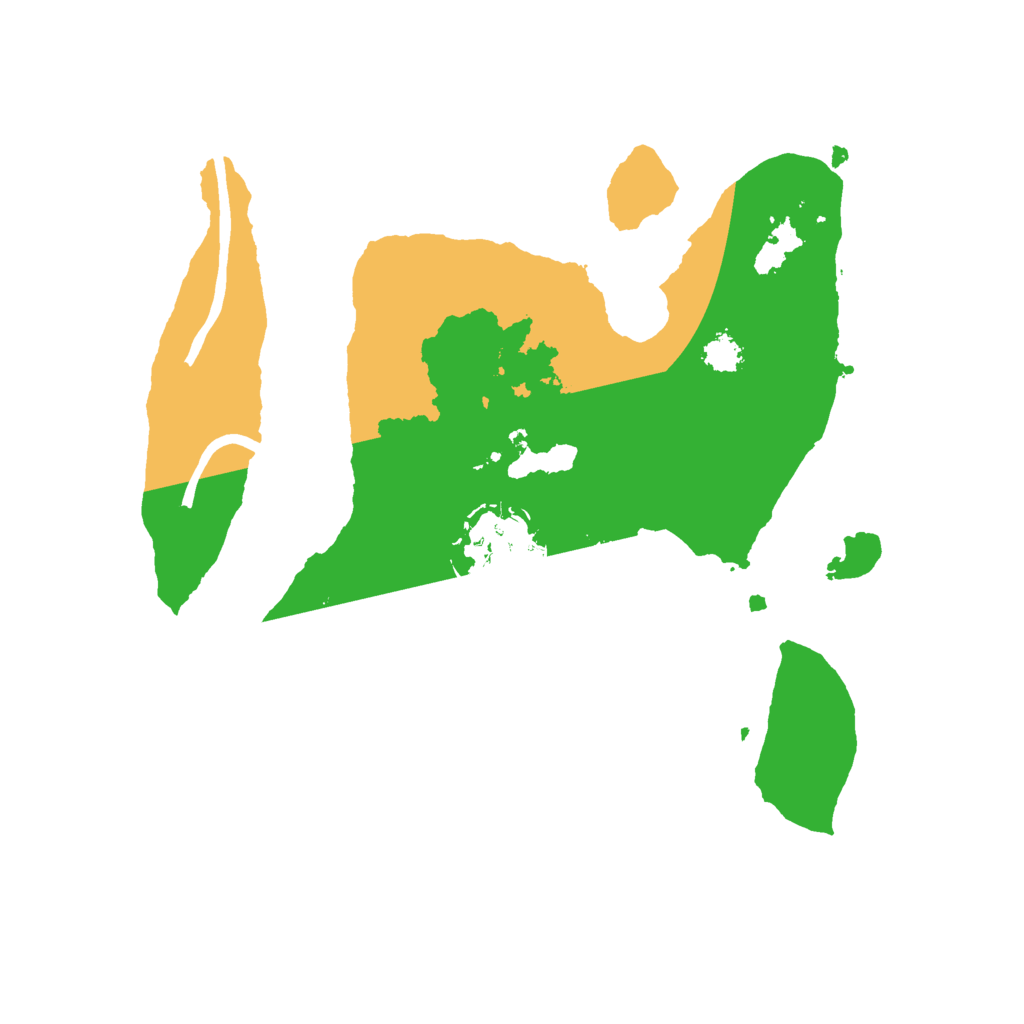 Biome Rust Map: Procedural Map, Size: 2500, Seed: 95607438