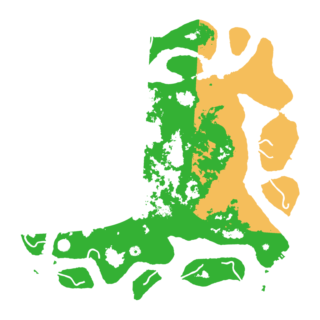 Biome Rust Map: Procedural Map, Size: 4500, Seed: 2431443