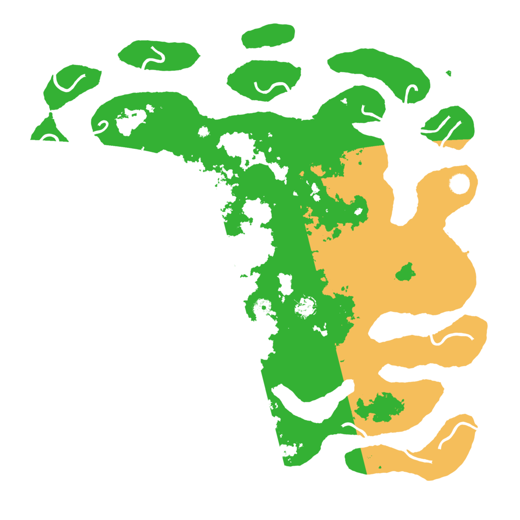 Biome Rust Map: Procedural Map, Size: 4500, Seed: 896699