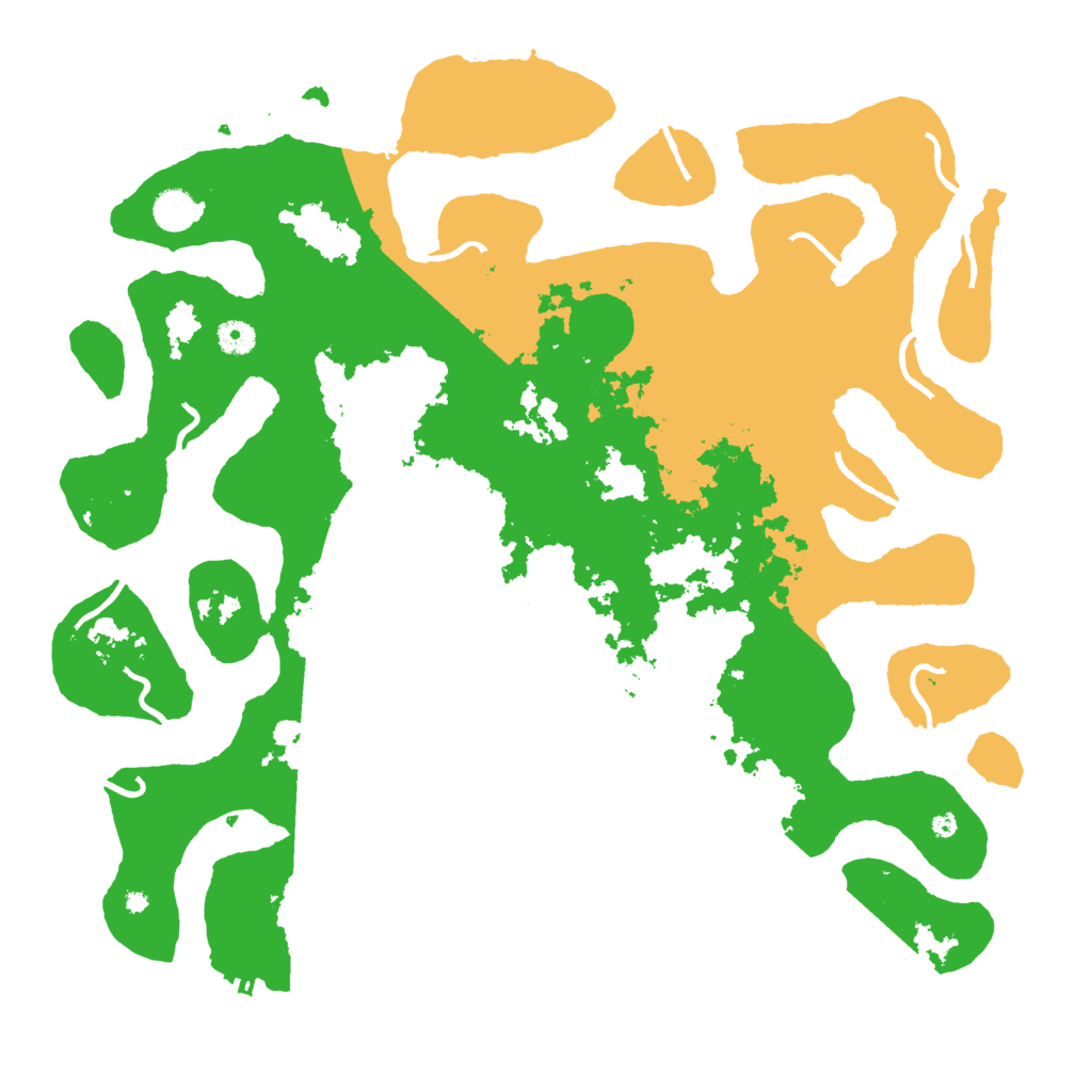 Biome Rust Map: Procedural Map, Size: 4500, Seed: 4208175