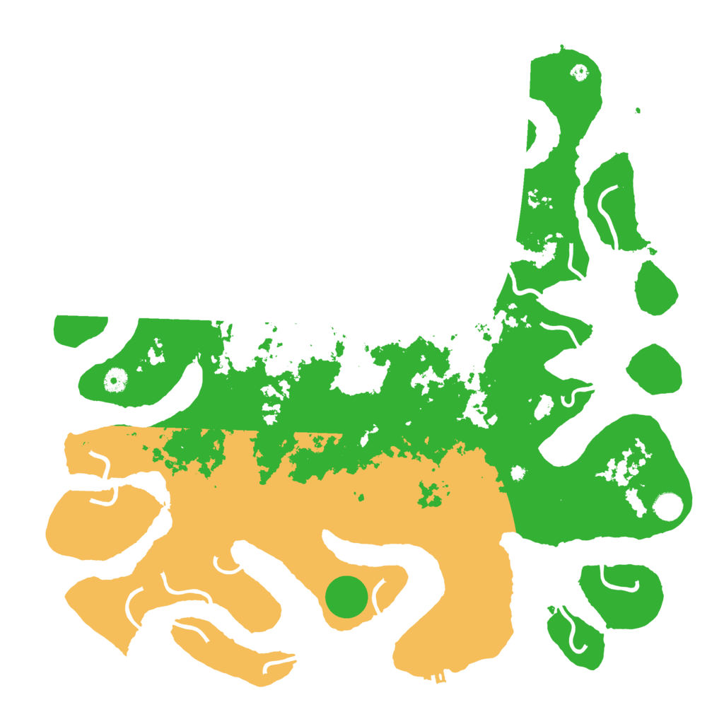 Biome Rust Map: Procedural Map, Size: 4500, Seed: 651418