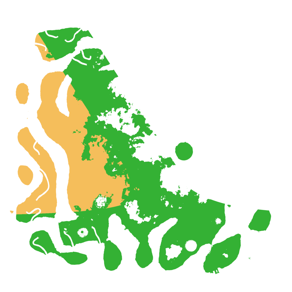 Biome Rust Map: Procedural Map, Size: 4500, Seed: 569527