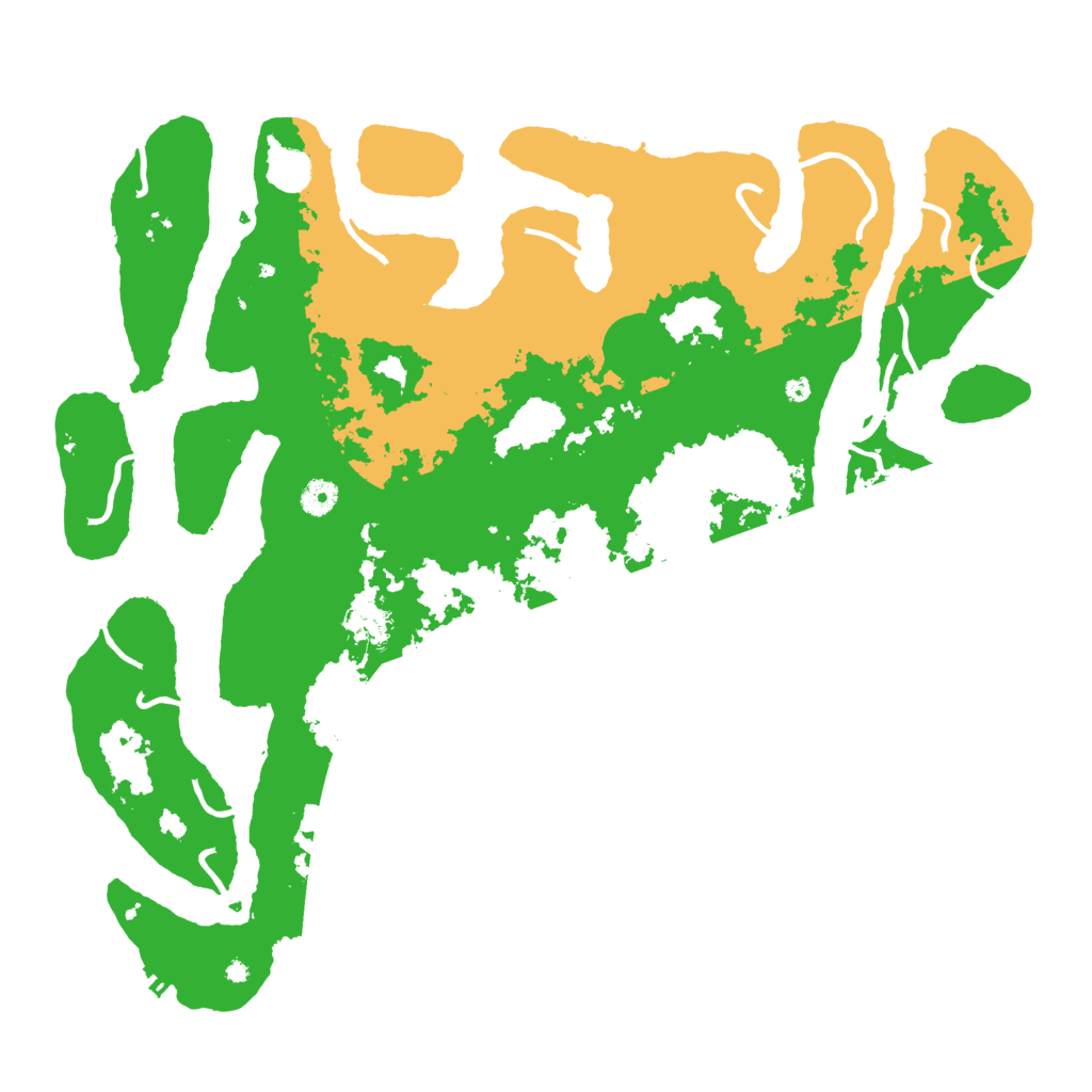 Biome Rust Map: Procedural Map, Size: 4500, Seed: 95282