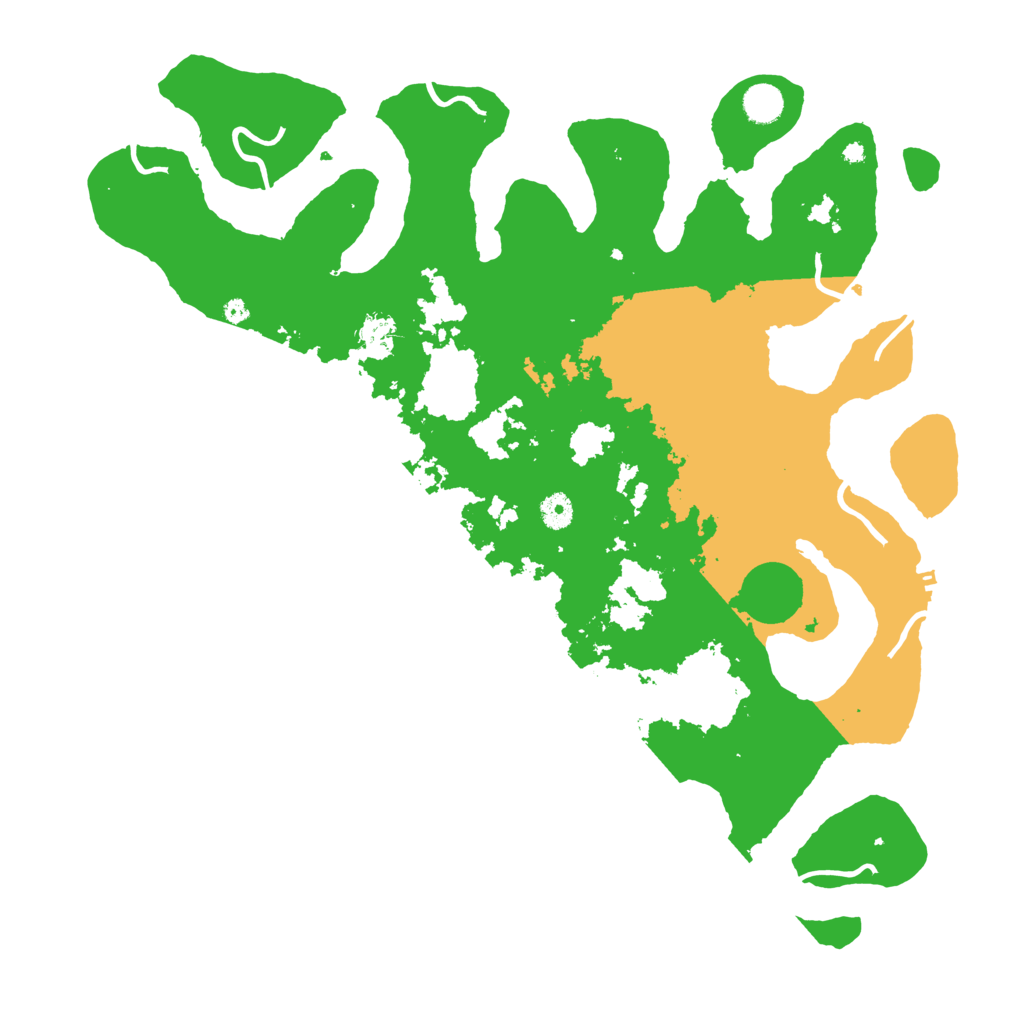 Biome Rust Map: Procedural Map, Size: 4500, Seed: 168150