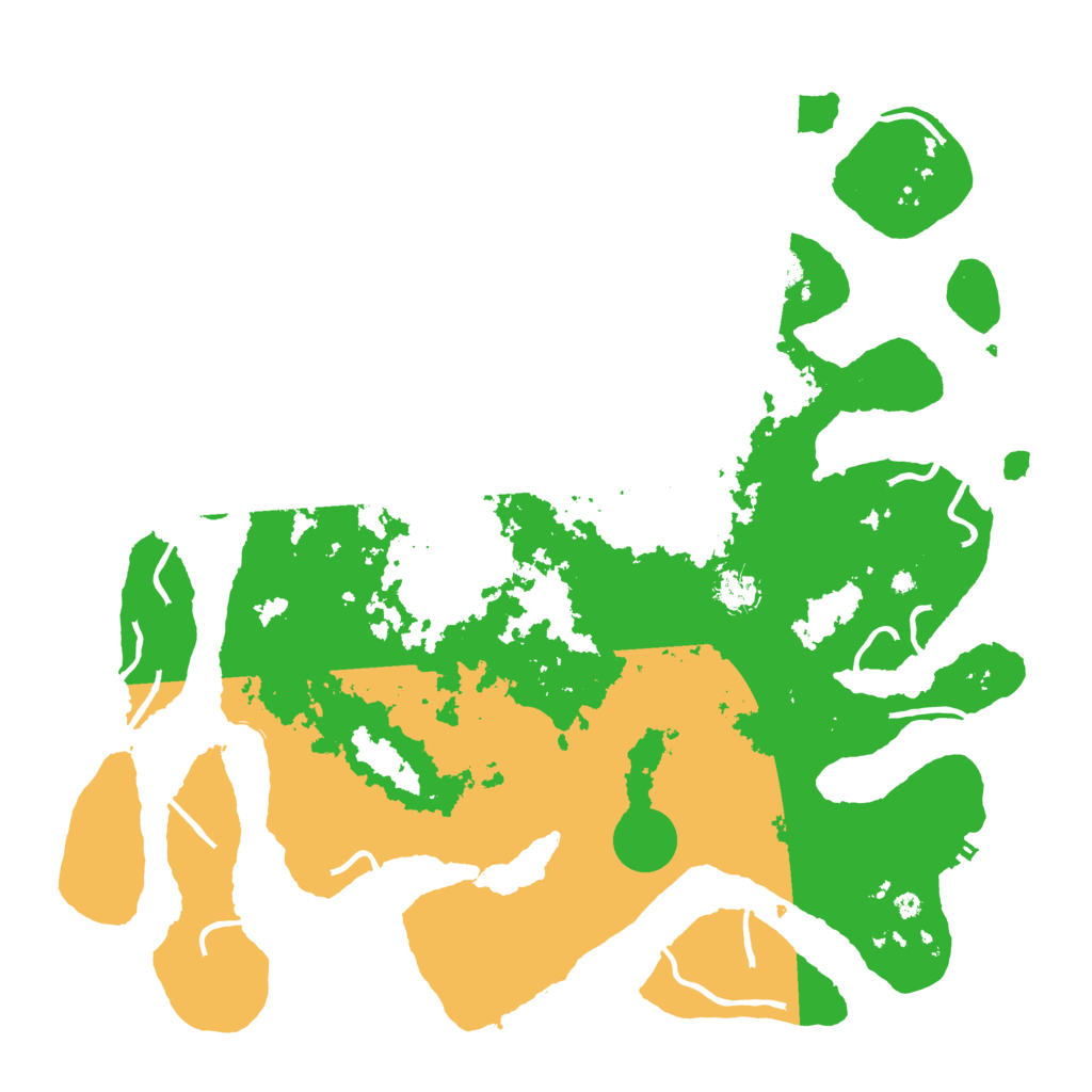 Biome Rust Map: Procedural Map, Size: 4500, Seed: 5495089