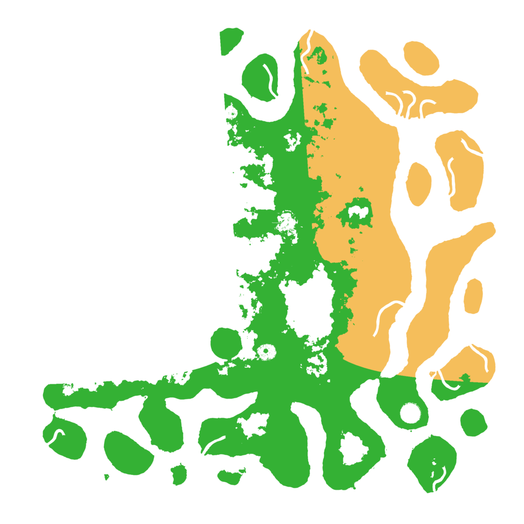 Biome Rust Map: Procedural Map, Size: 4500, Seed: 553279