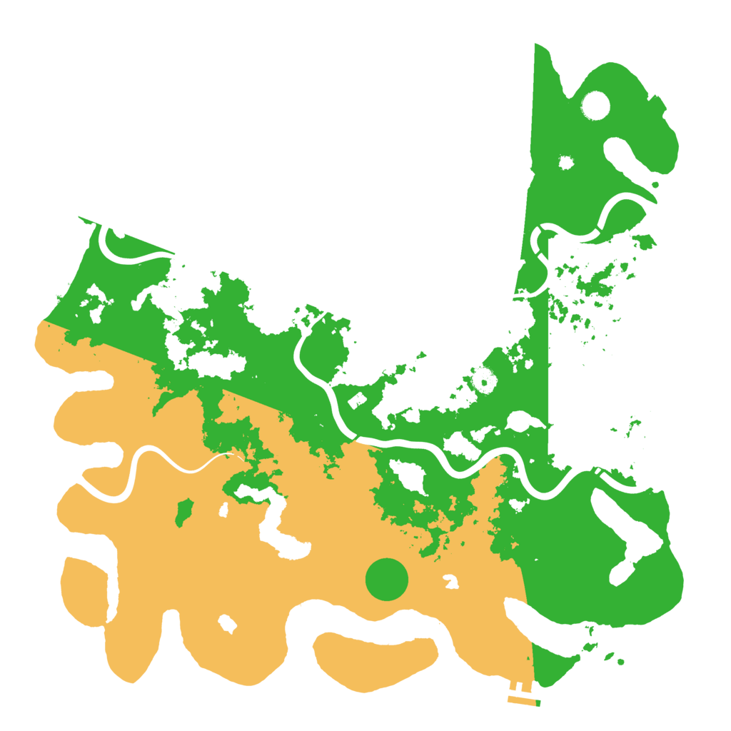 Biome Rust Map: Procedural Map, Size: 4500, Seed: 5495810