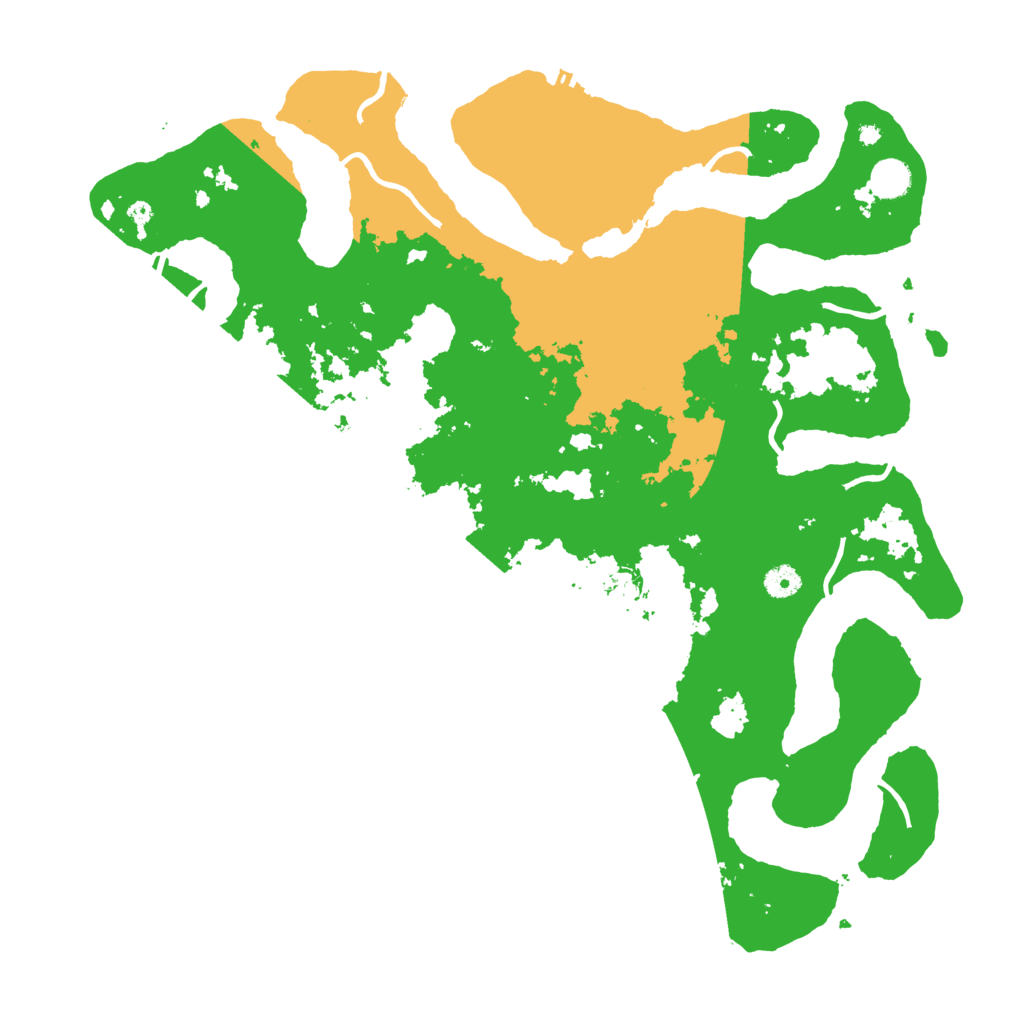 Biome Rust Map: Procedural Map, Size: 4500, Seed: 423675