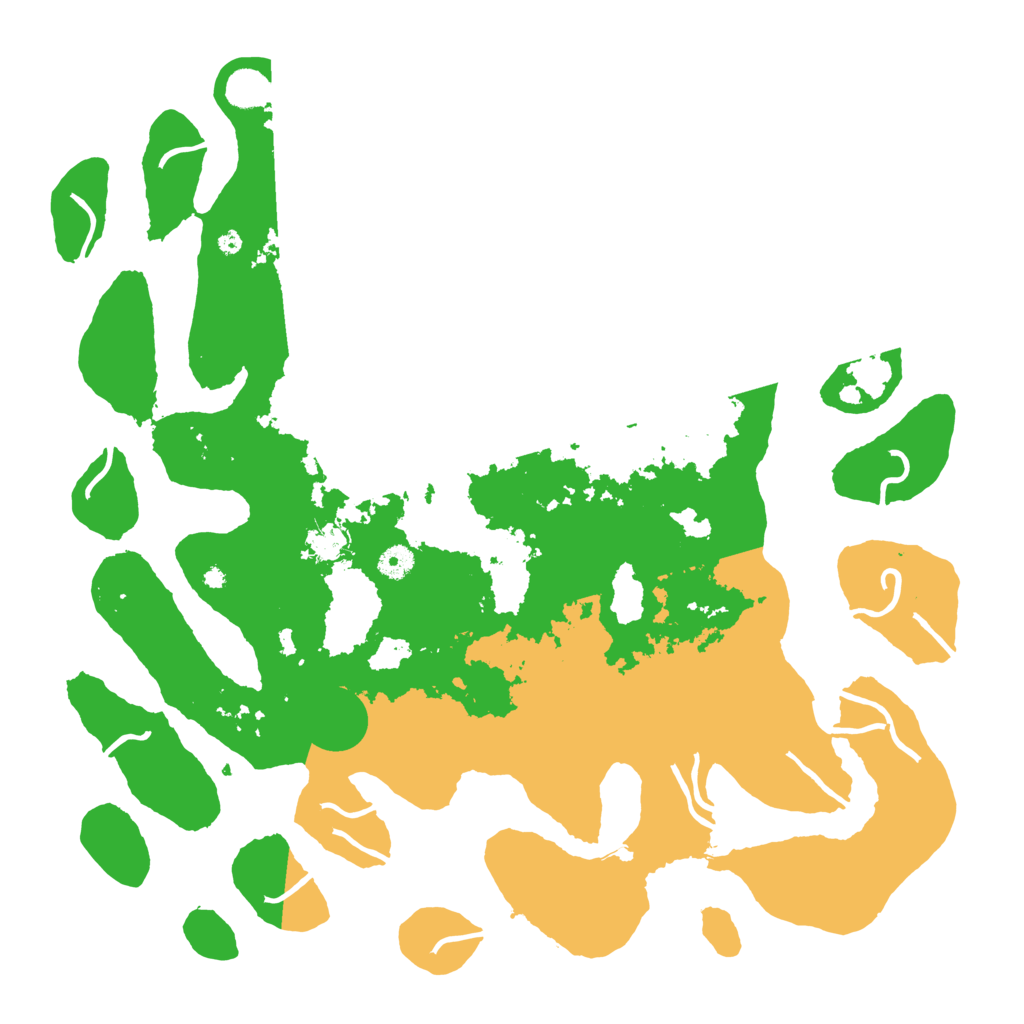 Biome Rust Map: Procedural Map, Size: 4500, Seed: 2372156