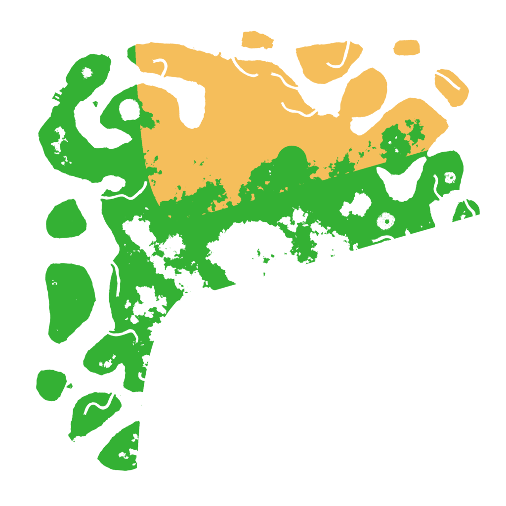 Biome Rust Map: Procedural Map, Size: 4500, Seed: 38488