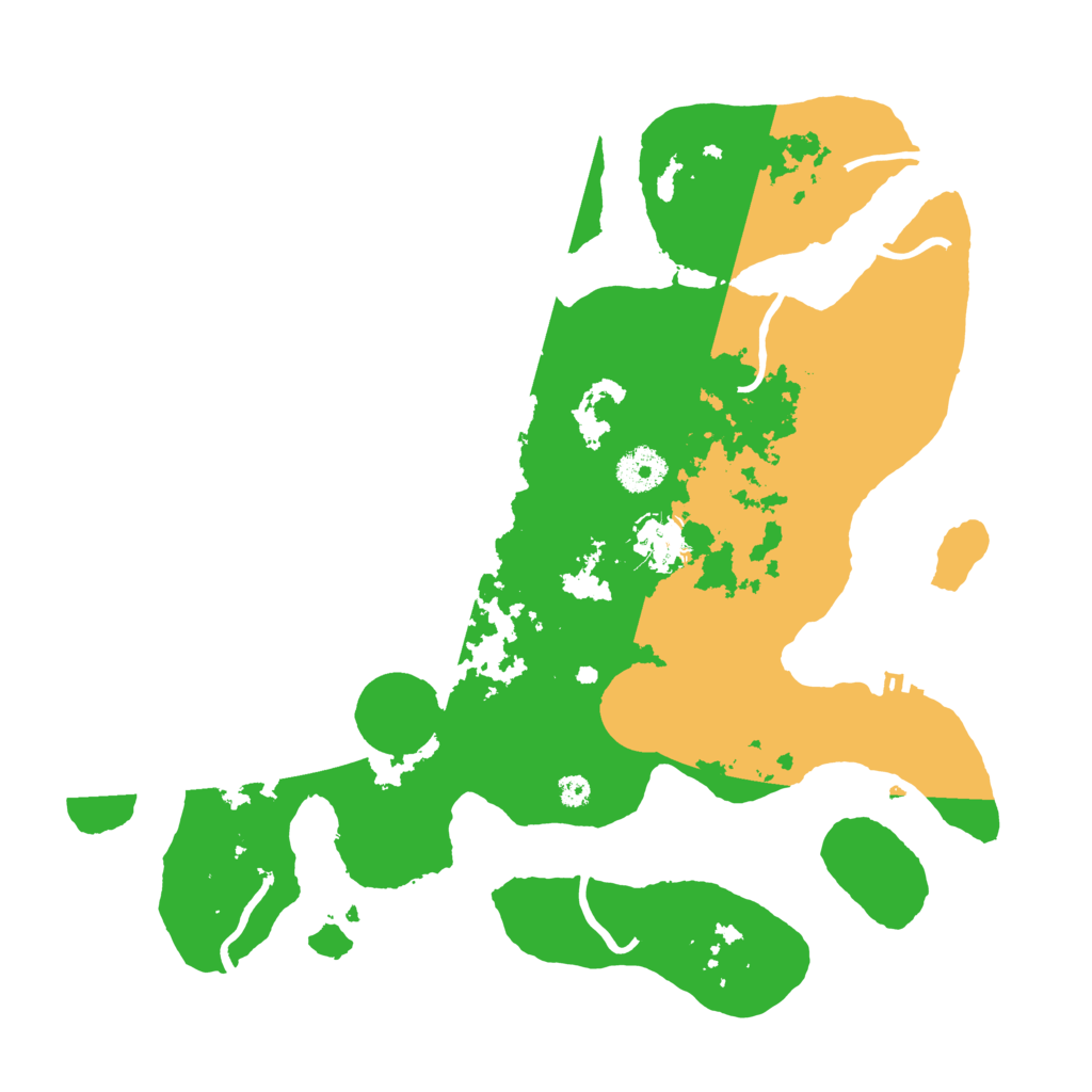 Biome Rust Map: Procedural Map, Size: 3500, Seed: 5963216