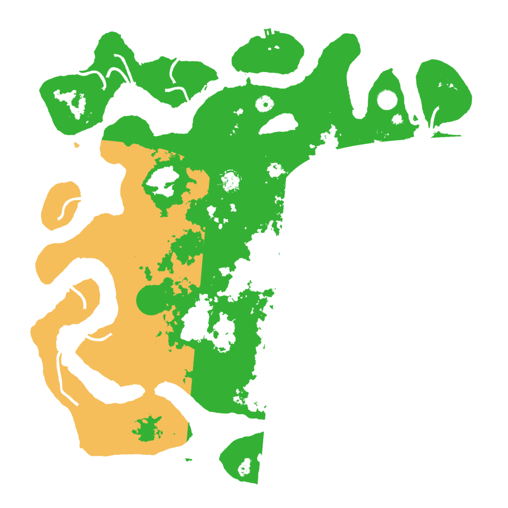 Biome Rust Map: Procedural Map, Size: 4500, Seed: 3075525