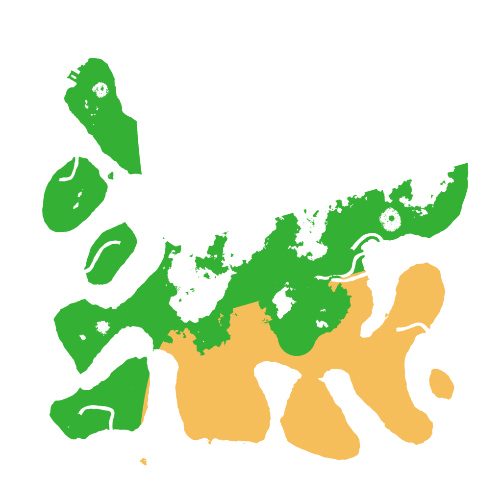 Biome Rust Map: Procedural Map, Size: 3500, Seed: 4696842