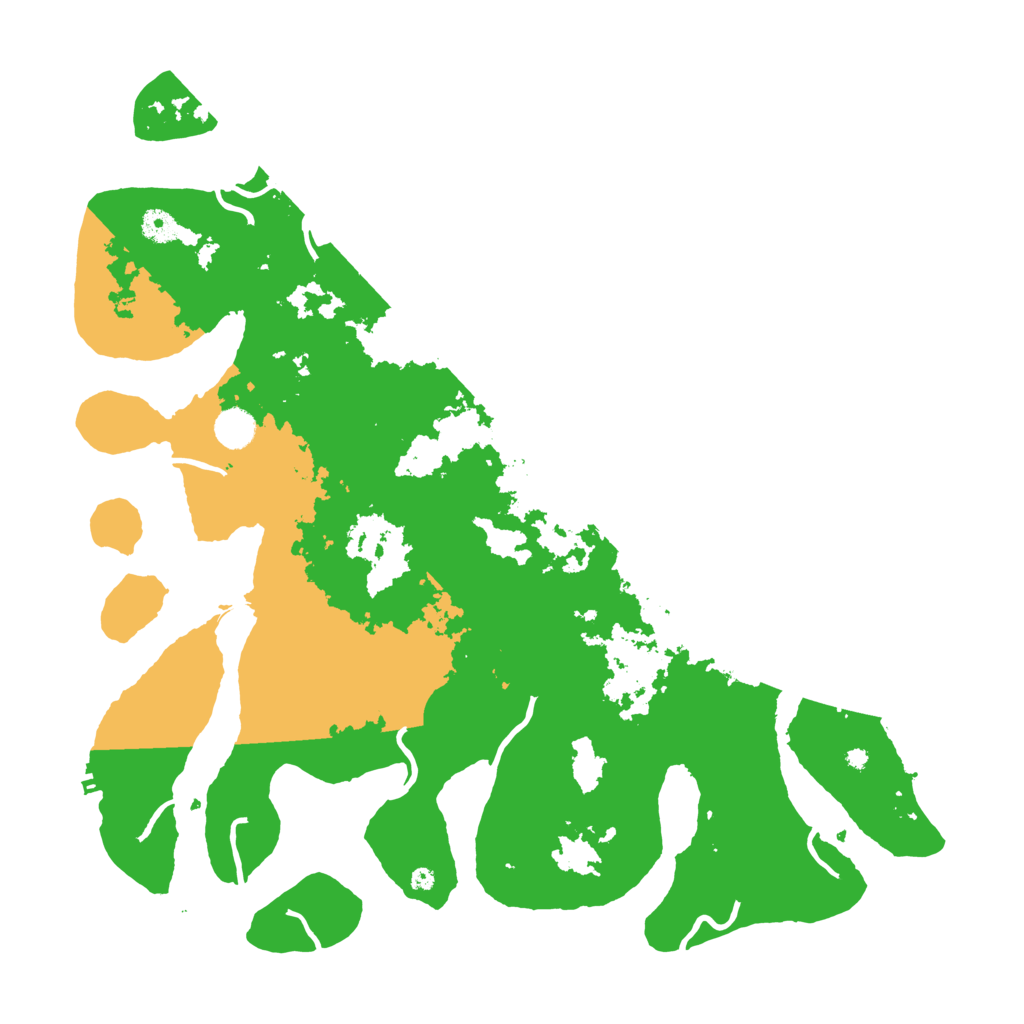 Biome Rust Map: Procedural Map, Size: 4500, Seed: 5167160