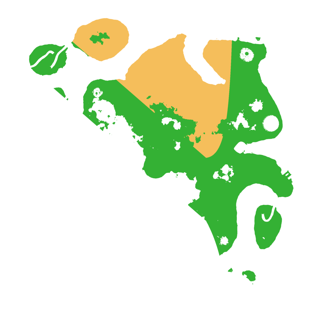 Biome Rust Map: Procedural Map, Size: 3500, Seed: 4895272