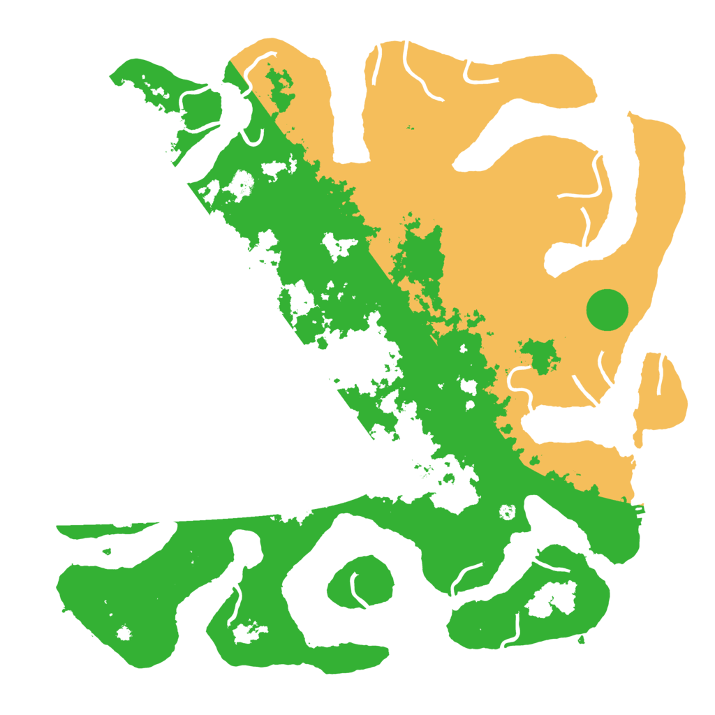 Biome Rust Map: Procedural Map, Size: 4500, Seed: 1977287