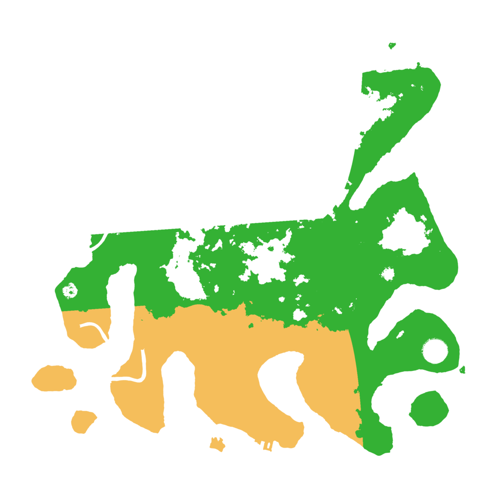 Biome Rust Map: Procedural Map, Size: 3500, Seed: 1756921