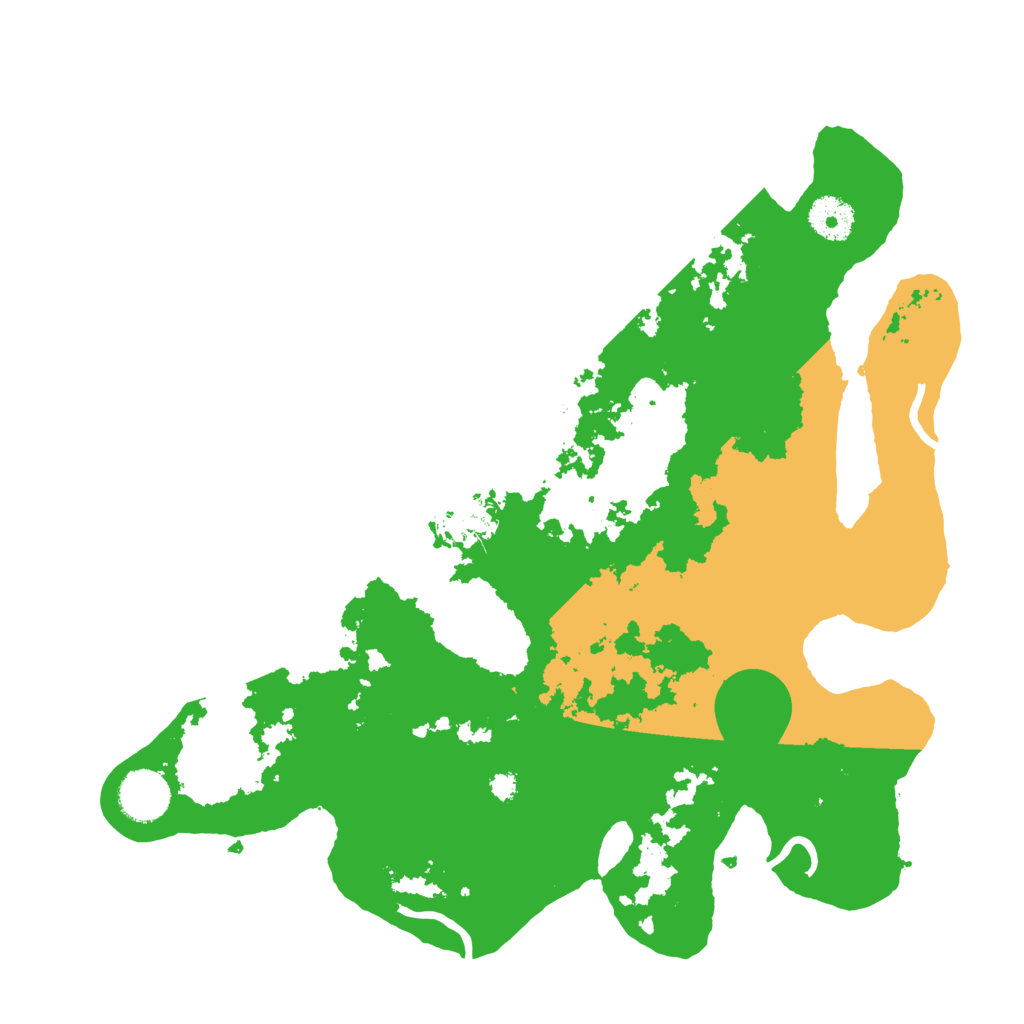 Biome Rust Map: Procedural Map, Size: 3500, Seed: 5952525