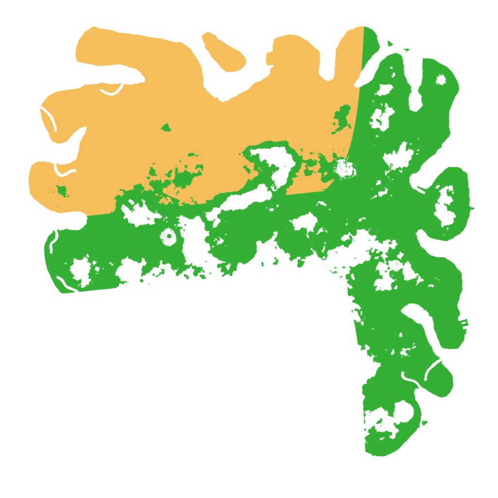 Biome Rust Map: Procedural Map, Size: 4500, Seed: 388286