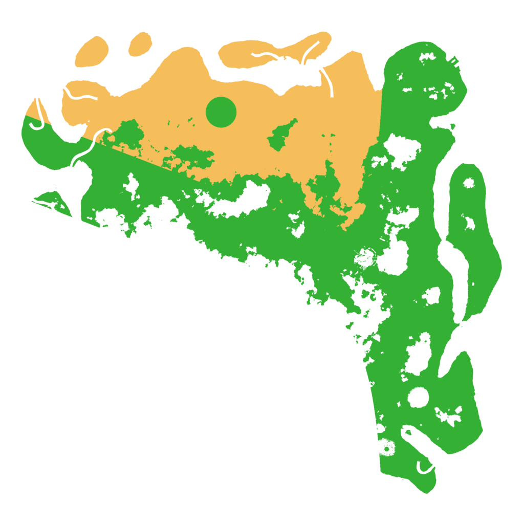 Biome Rust Map: Procedural Map, Size: 4500, Seed: 4997050