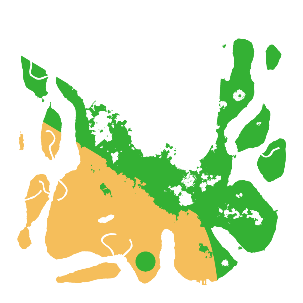 Biome Rust Map: Procedural Map, Size: 4000, Seed: 3575389