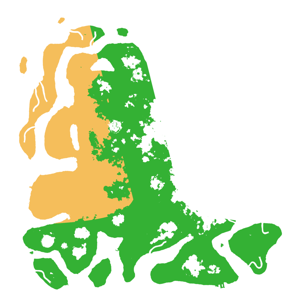 Biome Rust Map: Procedural Map, Size: 4500, Seed: 4745574